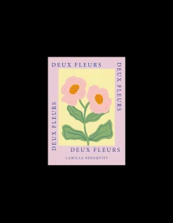 Søstrene Grene Rammer Og Plakater^Plakat Deux Fleurs Pink A4