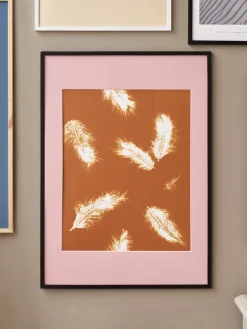 Søstrene Grene Rammer Og Plakater^Plakat Feather Dark Mustard 40 X 50