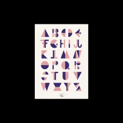 Børn Søstrene Grene Børne­Interiør^Plakat Flip Pink 50 X 70