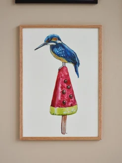 Børn Søstrene Grene Børne­Interiør^Plakat Isfugl På Melonis A3