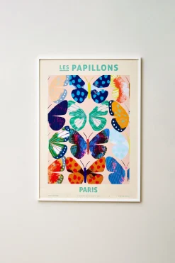 Søstrene Grene Rammer Og Plakater^Plakat Les Papillons - Paris 50 X 70