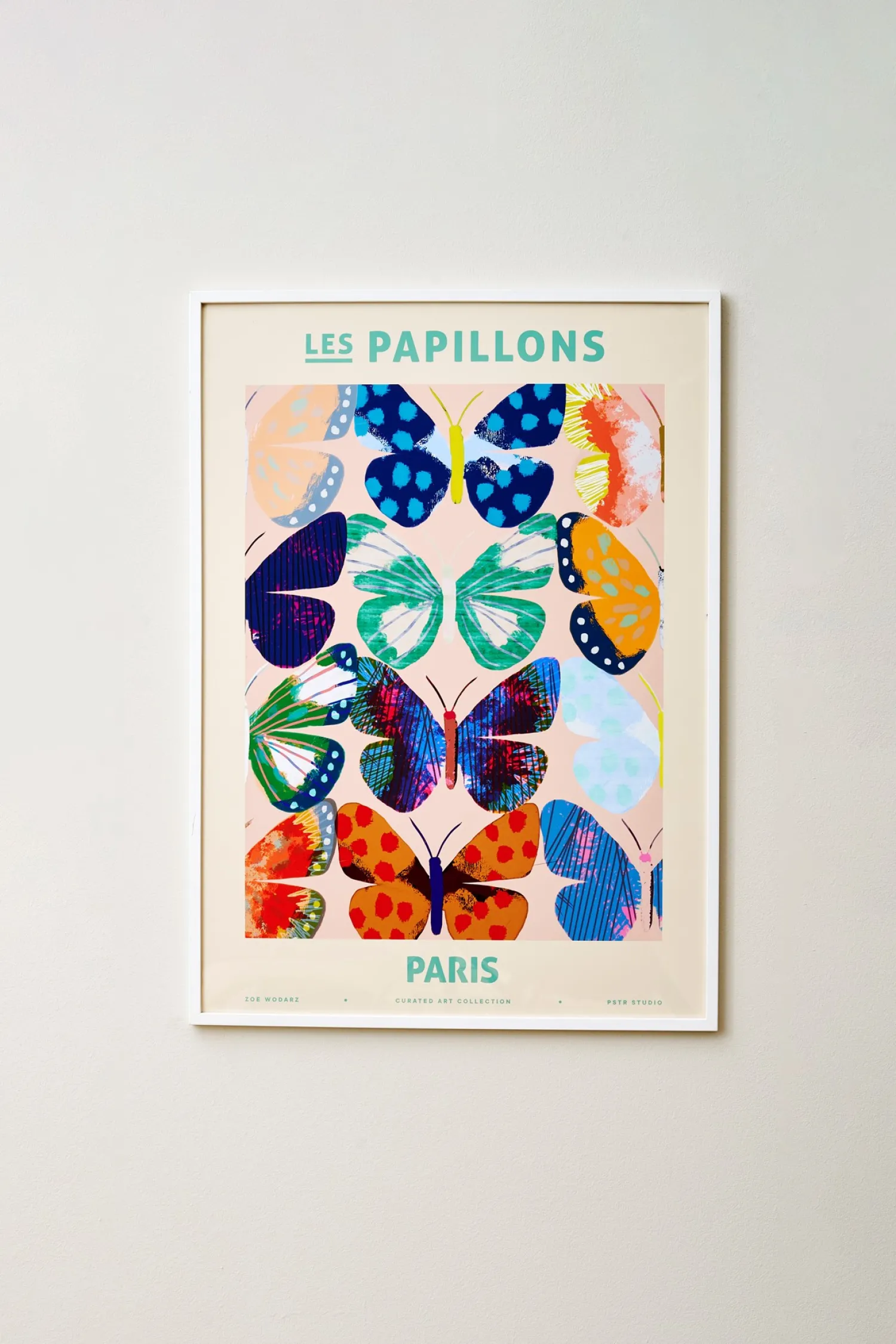 Søstrene Grene Rammer Og Plakater^Plakat Les Papillons - Paris 50 X 70