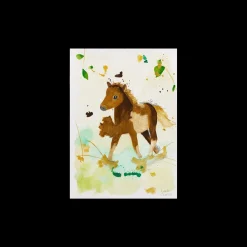 Børn Søstrene Grene Børne­Interiør^Plakat Lille Føl A4