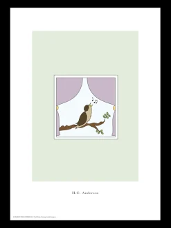 Børn Søstrene Grene Børne­Interiør^Plakat Nattergalen A3