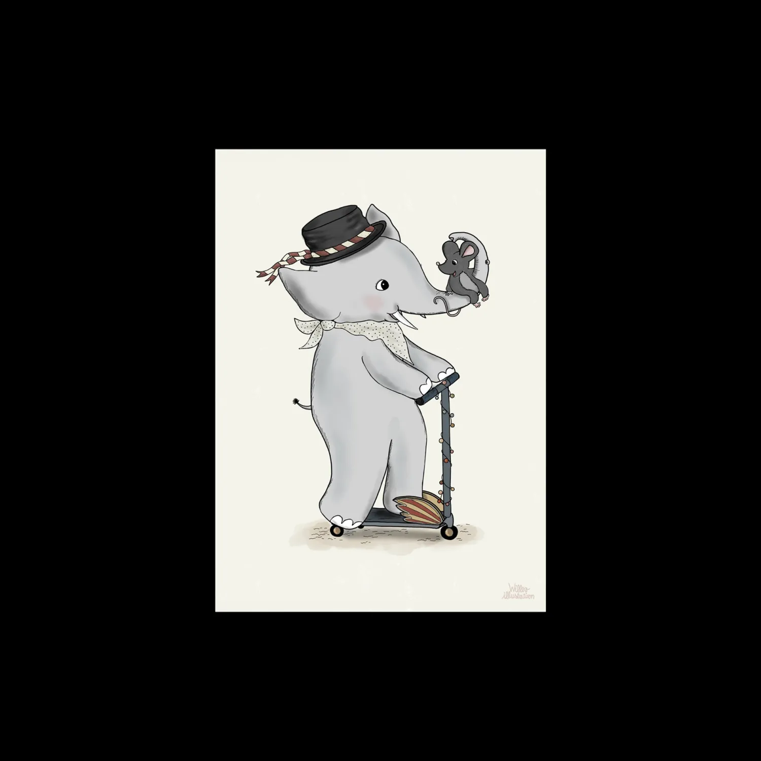 Børn Søstrene Grene BørneInteriør^Plakat Off We Go A3