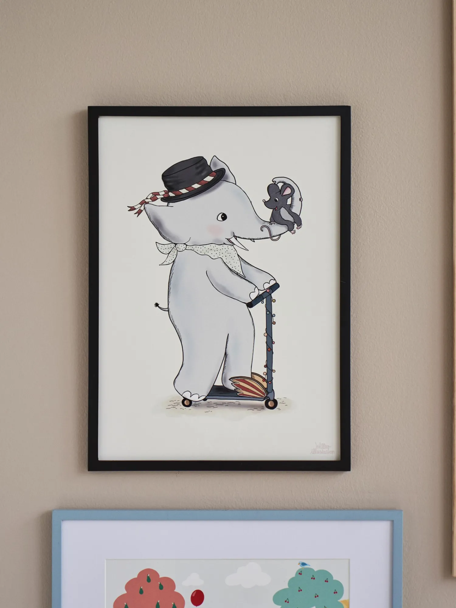 Børn Søstrene Grene BørneInteriør^Plakat Off We Go A3