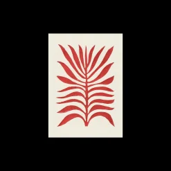 Søstrene Grene Rammer Og Plakater^Plakat Red Branch / Lino Print A3