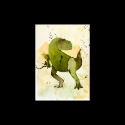 Børn Søstrene Grene Børne­Interiør^Plakat T-rex A4