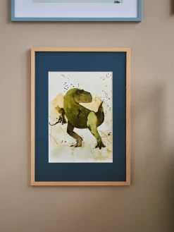 Børn Søstrene Grene Børne­Interiør^Plakat T-rex A4