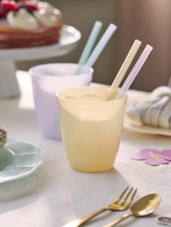 Søstrene Grene Bord­Dækning^Plastglas Til Flergangsbrug 4-pak