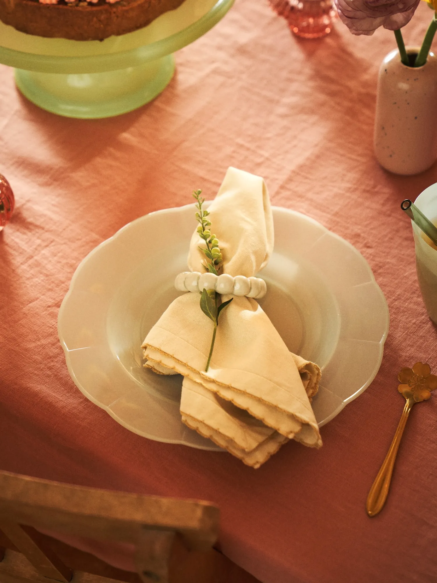 Søstrene Grene BordDækning^Plasttallerkener Til Flergangsbrug 4-pak