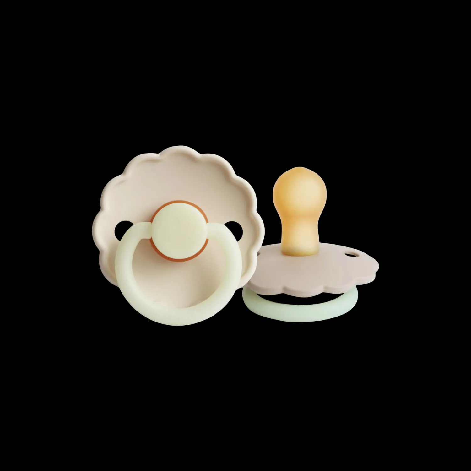 Børn Søstrene Grene Bad Og Pleje^Runde Latexsutter 2-pak Størrelse 2