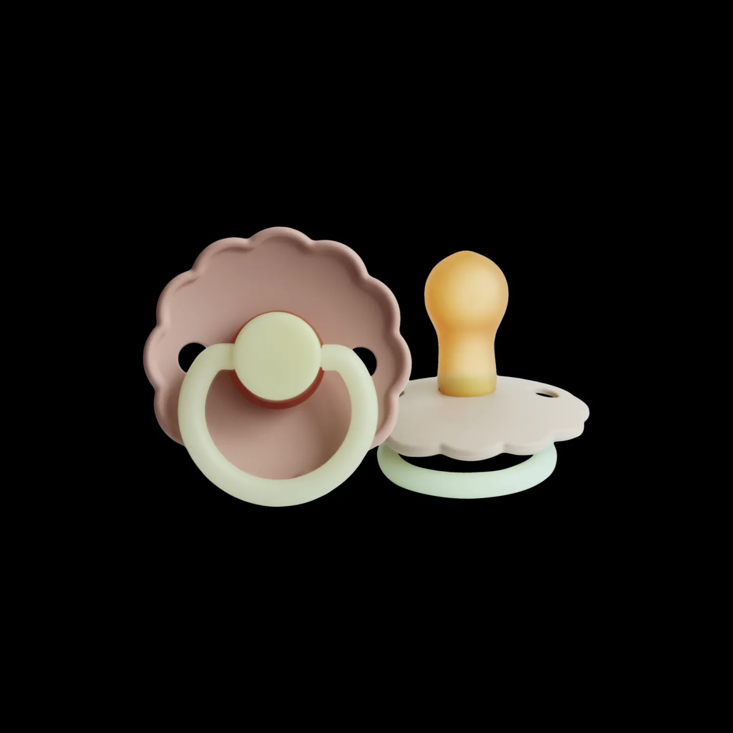 Børn Søstrene Grene Bad Og Pleje^Runde Latexsutter 2-pak Størrelse 2