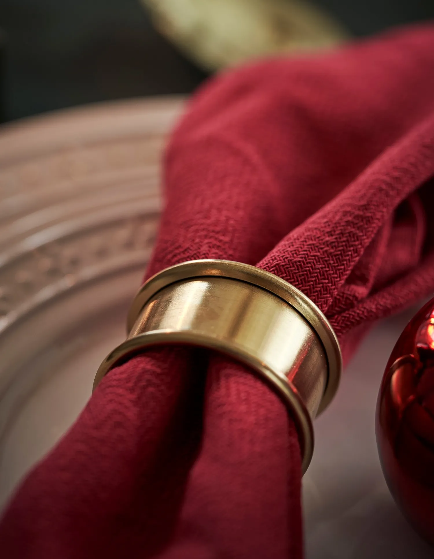 Søstrene Grene Service|BordDækning^Servietringe 4-pak