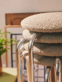 Søstrene Grene Stole^Skammel Med Boucléstof