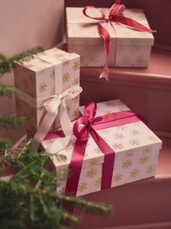 Søstrene Grene Jule­Indpakning|Opbevaring^Æske Med Glimmer