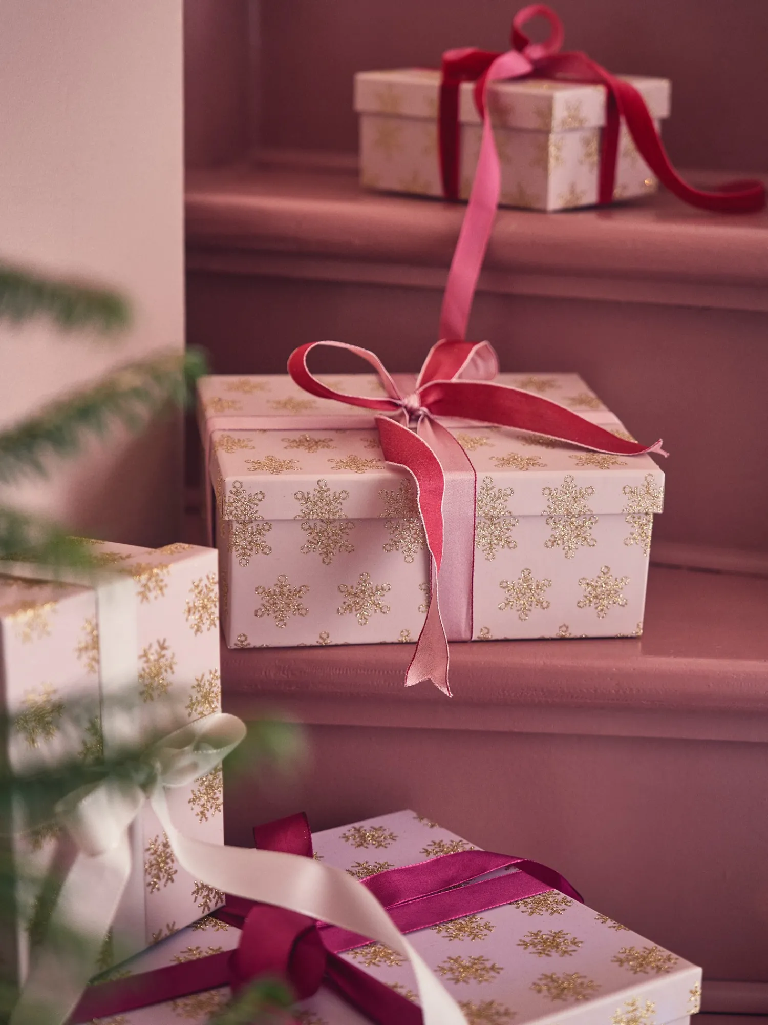 Søstrene Grene JuleIndpakning|Opbevaring^Æske Med Glimmer