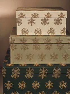 Søstrene Grene Jule­Indpakning|Opbevaring^Æske Med Glimmer