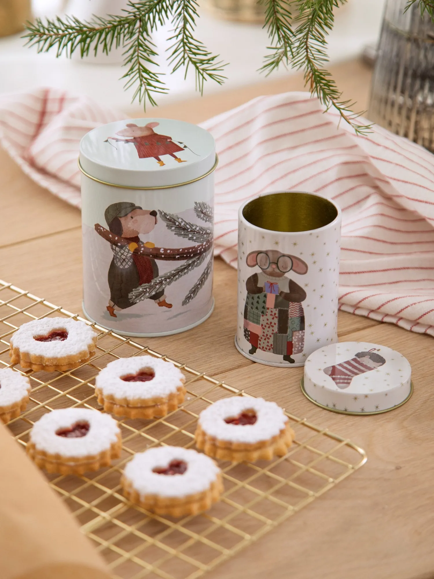 Søstrene Grene Julepynt|Køkkentilbehør^Småkagedåse