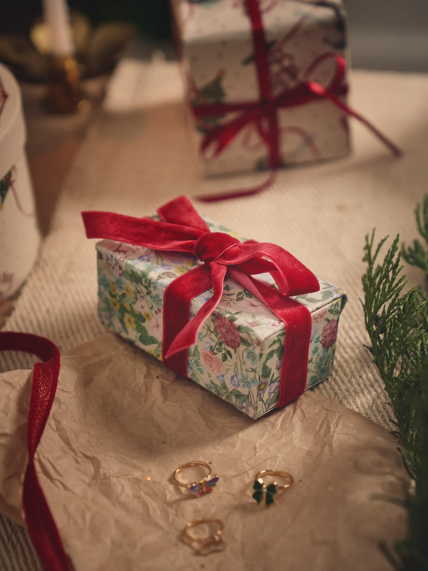 Søstrene Grene JuleIndpakning|Smykkeopbevaring^Smykkeskrin