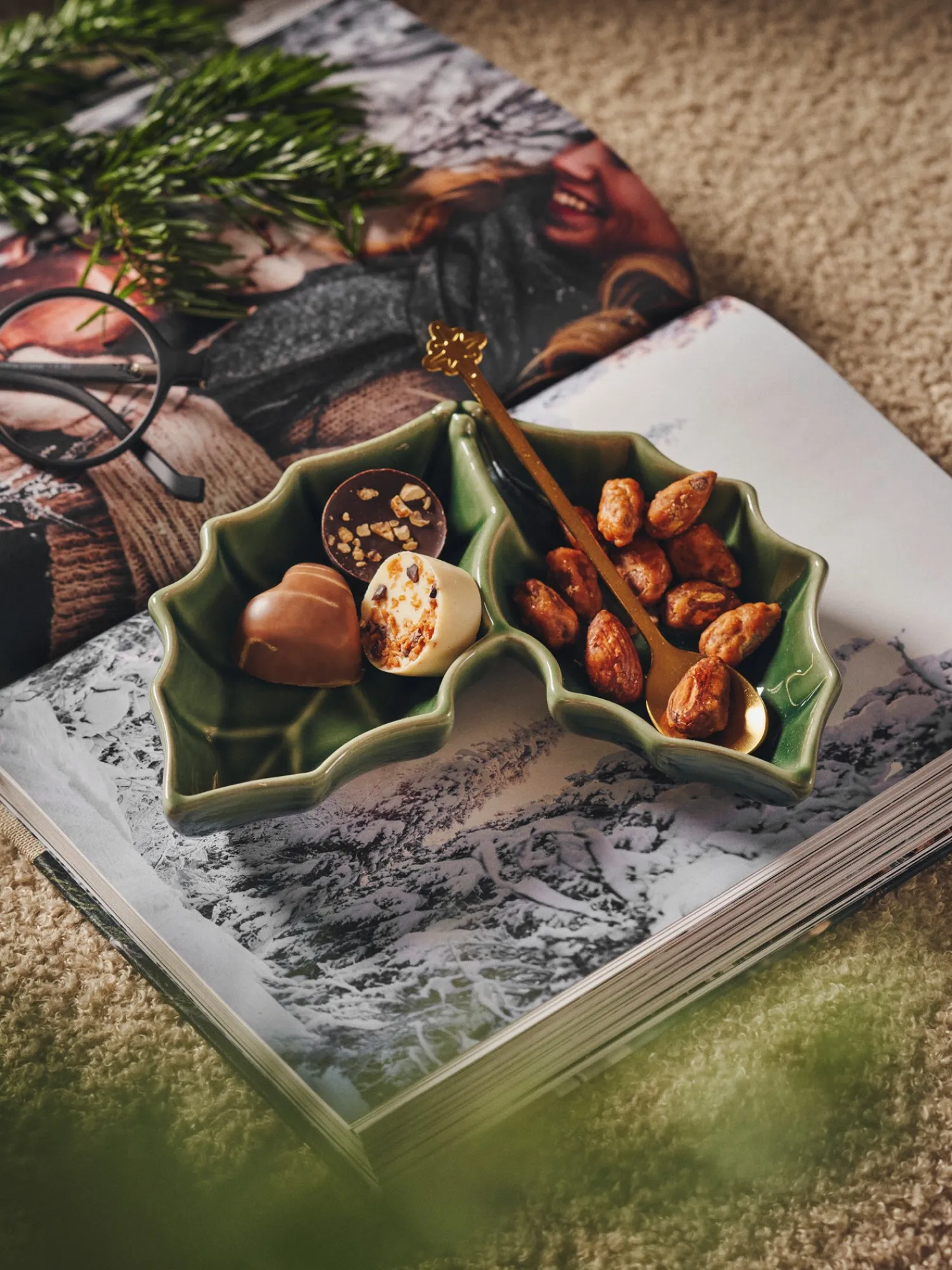 Søstrene Grene Julepynt|Service^Snacktallerken