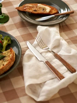 Søstrene Grene Service^Sæt Med Gafler Texture Legno