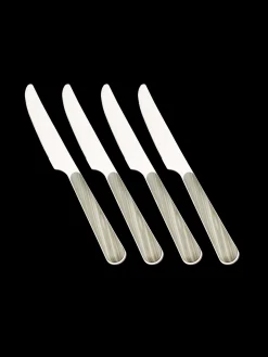 Søstrene Grene Service^Sæt Med Knive Texture Legno