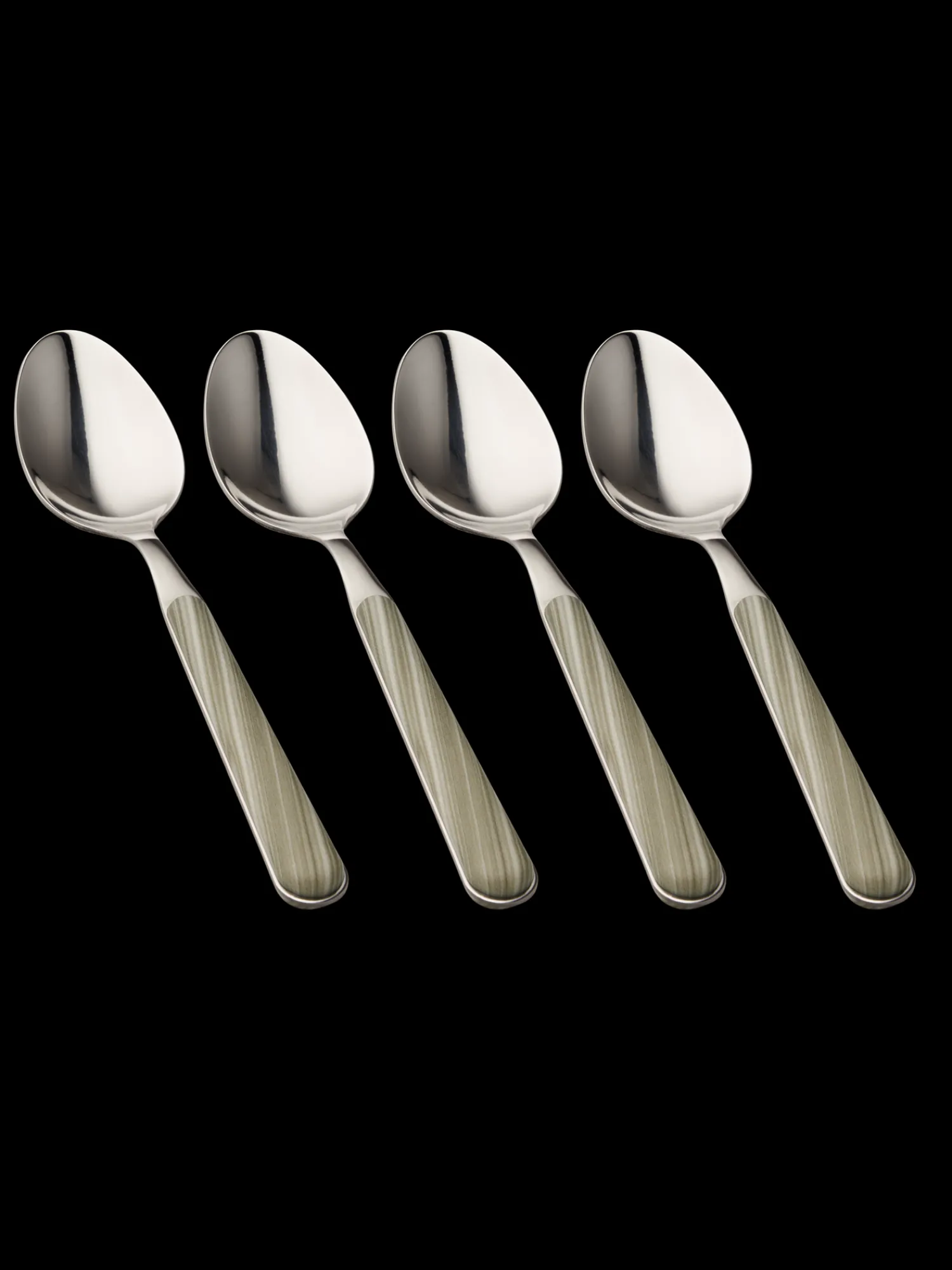 Søstrene Grene Service^Sæt Med Spiseskeer Texture Legno