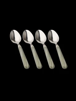 Søstrene Grene Service^Sæt Med Teskeer Texture Legno