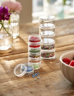 Søstrene Grene Dekoration^Stabelbare Perlebeholdere