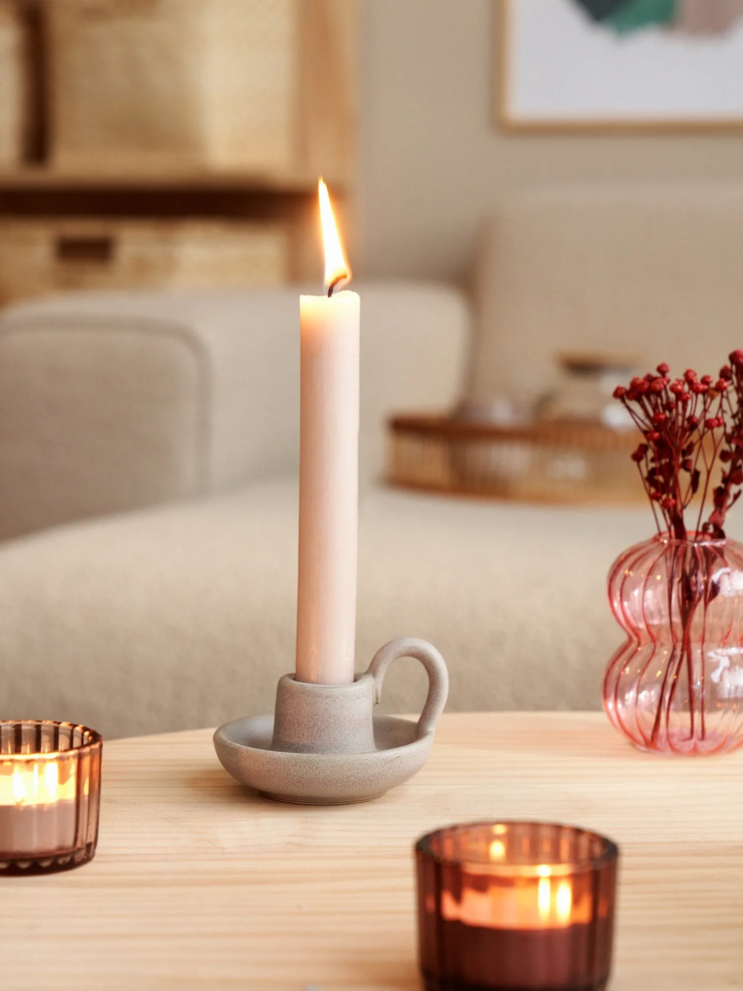 Søstrene Grene Lys|Stagelys^Stagelys 10,2 Cm