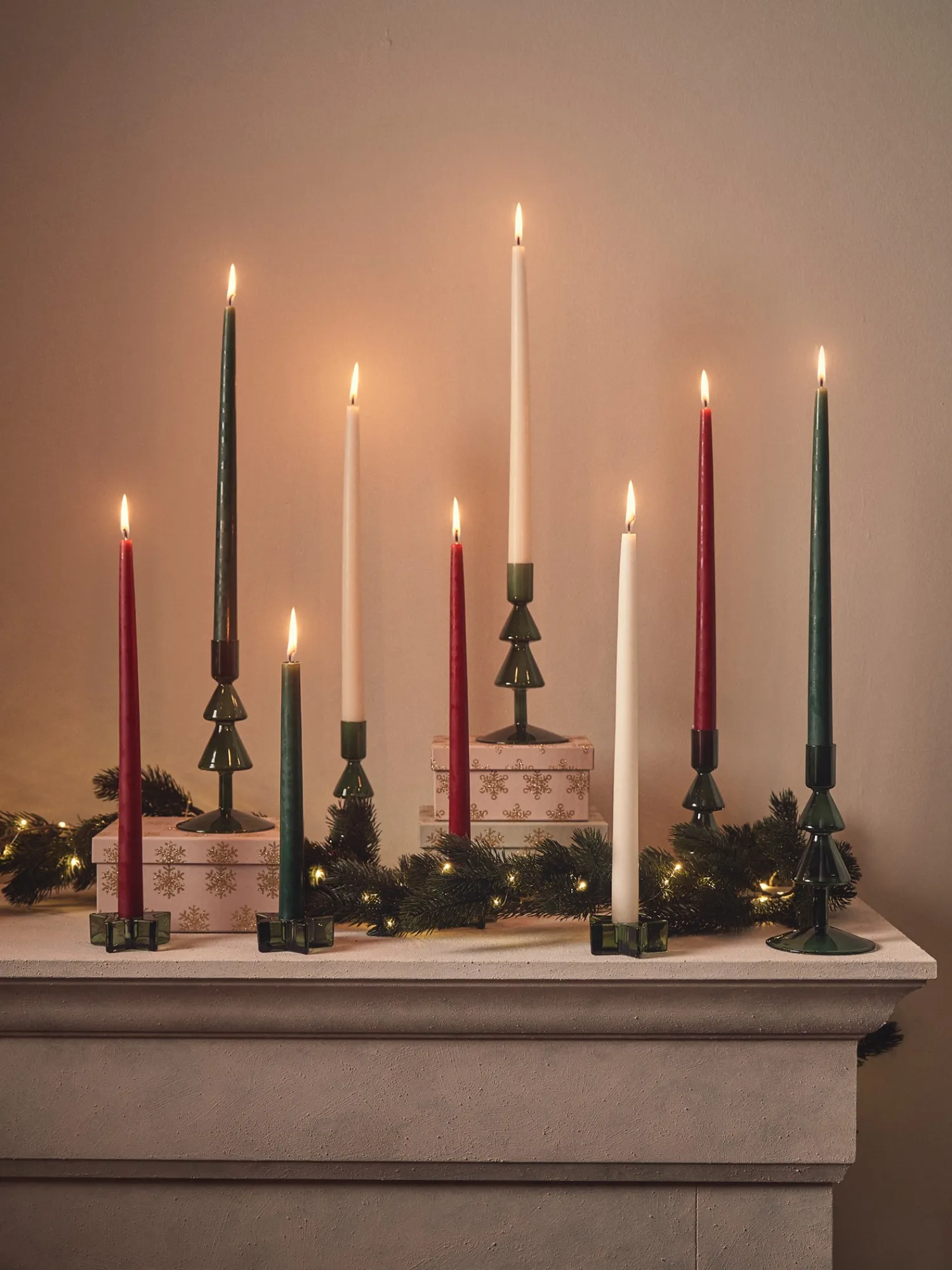 Søstrene Grene Julelys|Lys^Stagelys 35 Cm