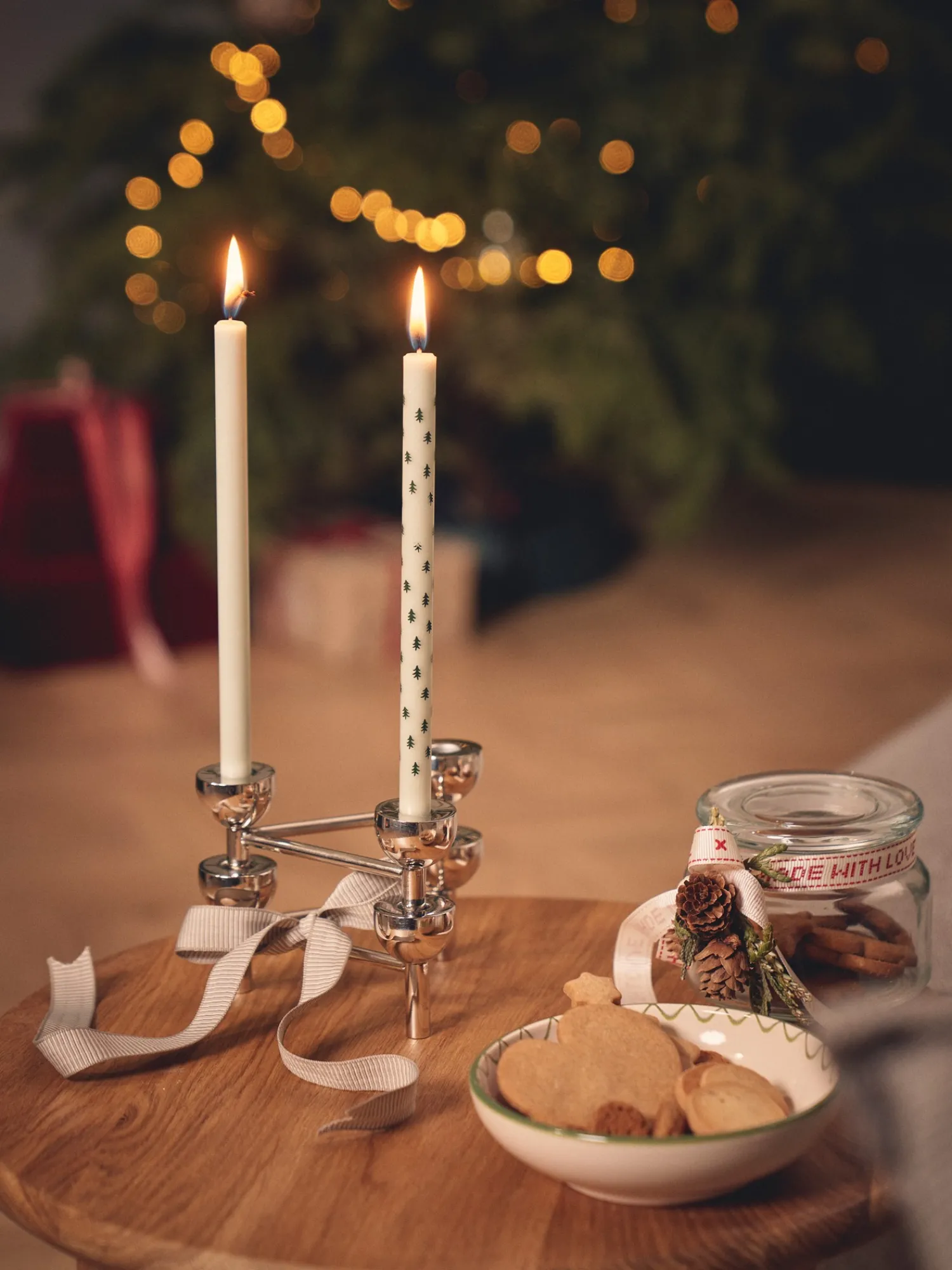 Søstrene Grene Julelys|Lys^Stagelys 20 Cm