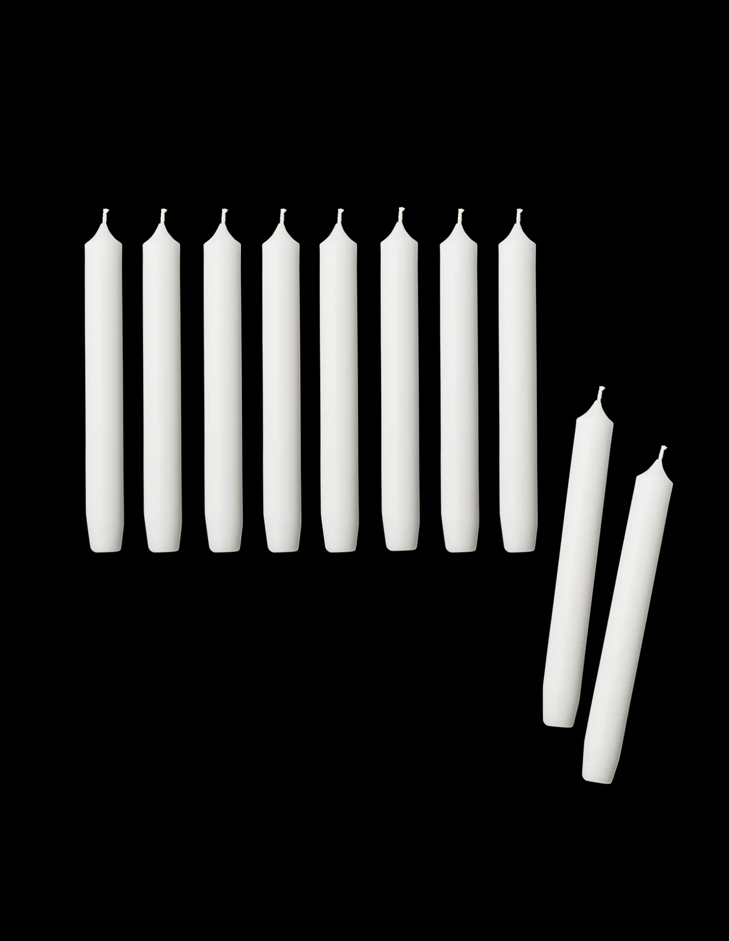 Søstrene Grene Julelys|Lys^Stagelys 19 Cm 10-pak