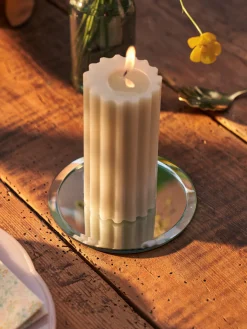 Søstrene Grene Dekoration^Stearinlysfad Med Spejl