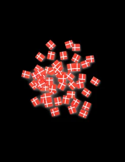 Søstrene Grene Festpynt|Bord­Dækning^Strøflag Med Dannebrog