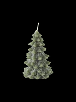 Søstrene Grene Julelys|Lys^Træformet Stearinlys