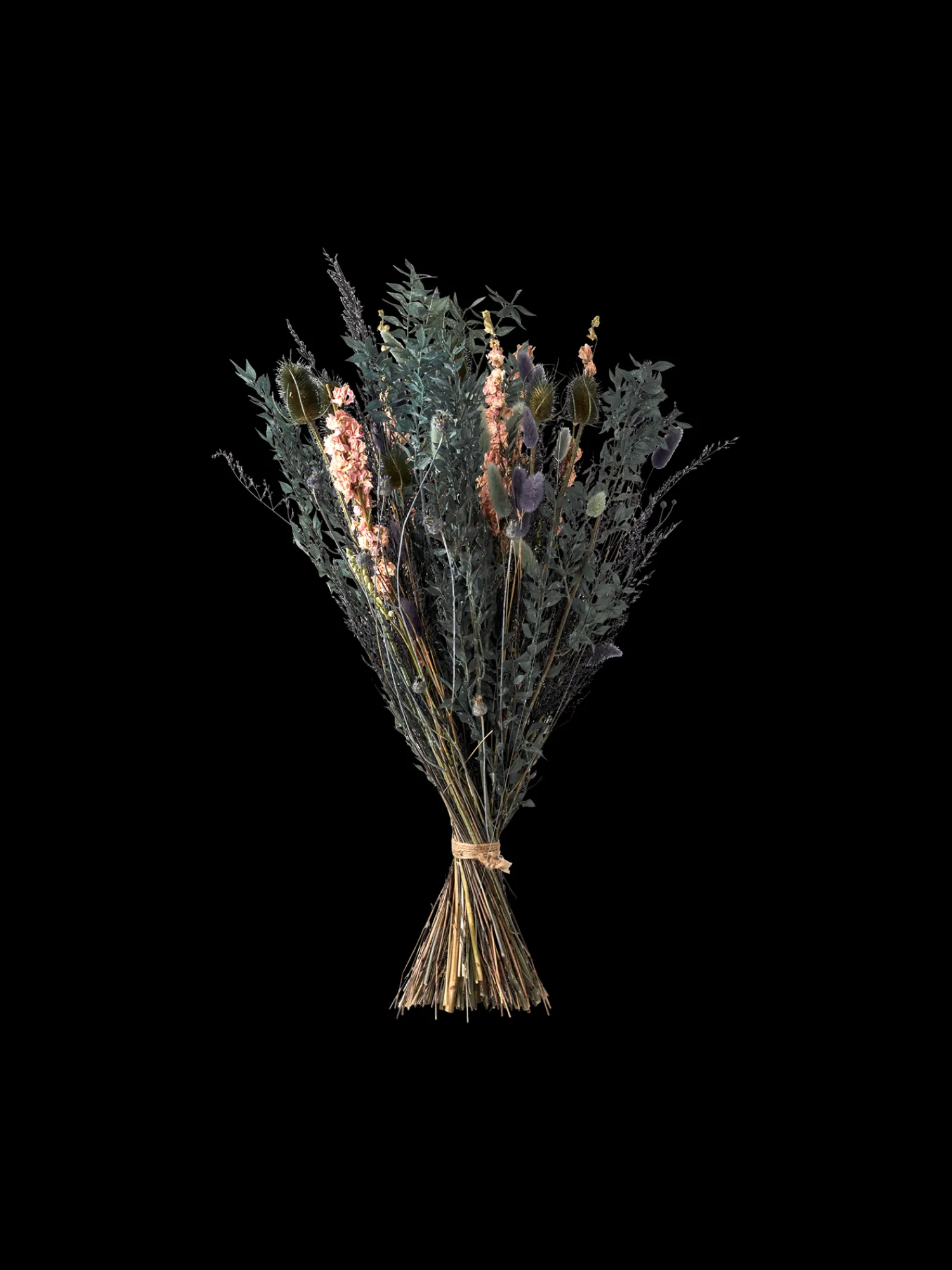 Søstrene Grene Dekoration^Tørrede Blomster Mystic Blue Medium