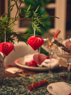 Søstrene Grene Julepynt|Juletræs­Pynt^Vaffelmønste Pomponer